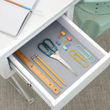 Con-Tact Grip Excel Non-Adhesive Cushioned Shelf/Drawer Liner, Grey, 12-in x 10-ft image 4