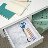 Con-Tact Grip Prints Non-Adhesive Cushioned Shelf/Drawer Liner, Marble, 18-in x 4-ft image 4
