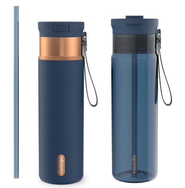 Contigo 24-oz SnapSeal and 28-oz Dual Sip, Abyss