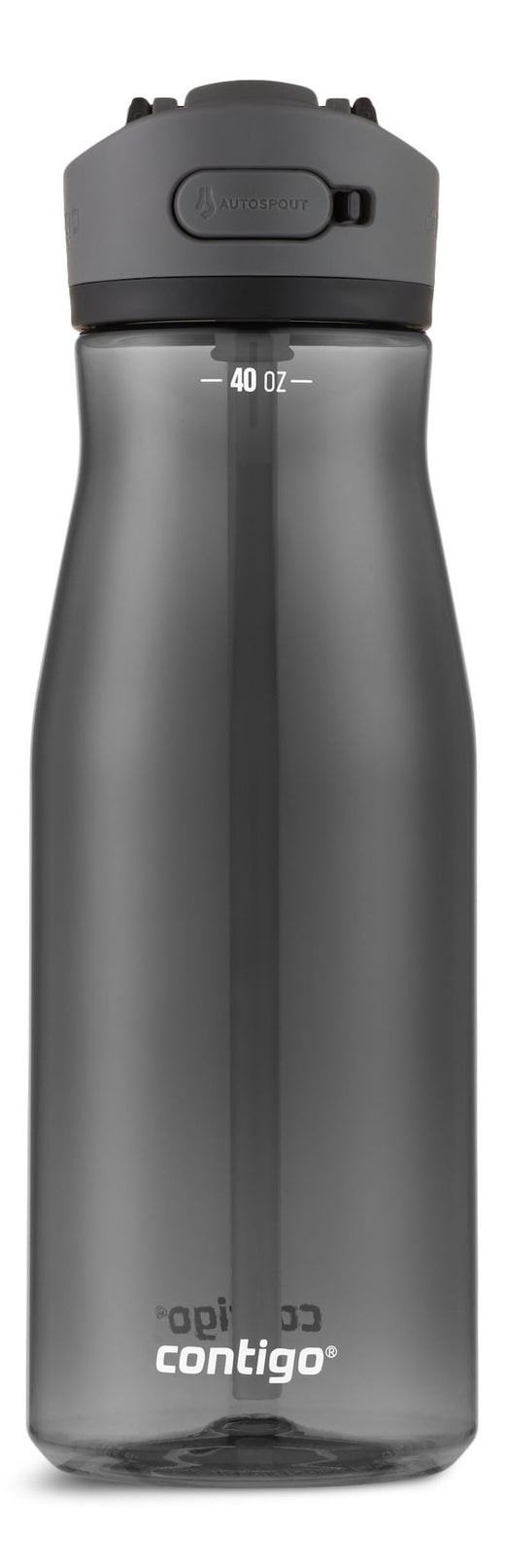 Contigo Ashland 2.0 BPA-Free Travel Straw Water Bottle with AUTOSPOUT Lid & Handle, 40-oz (1.18 L)