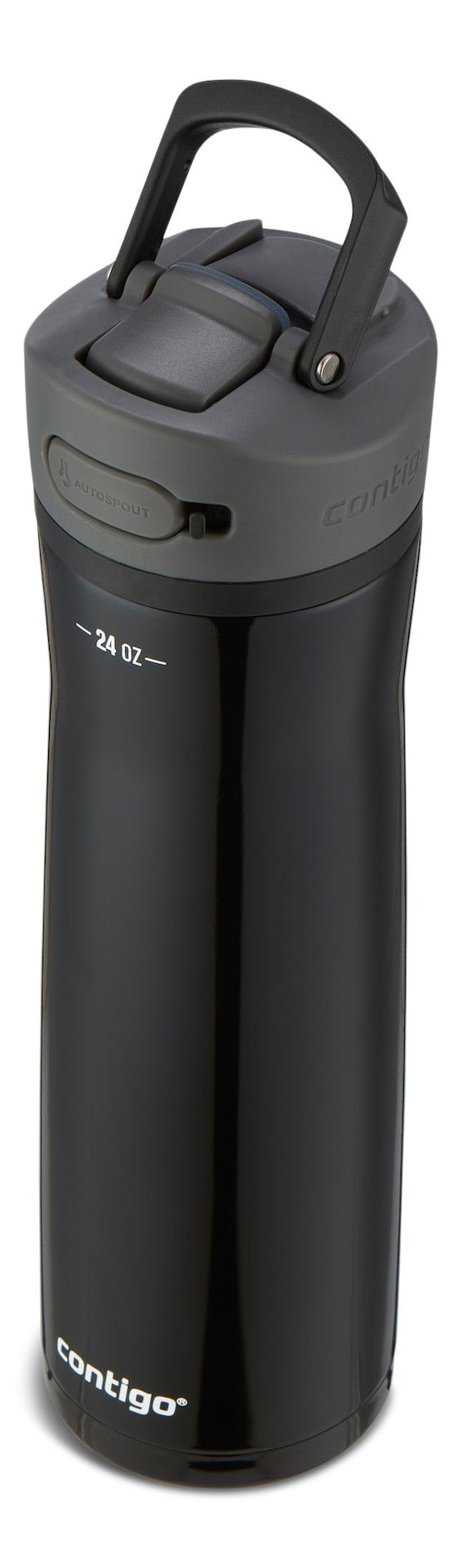 Contigo Ashland Chill 2.0 Insulated Stainless Steel Straw Water Bottle with AUTOSPOUT Lid and Handle, 710-mL