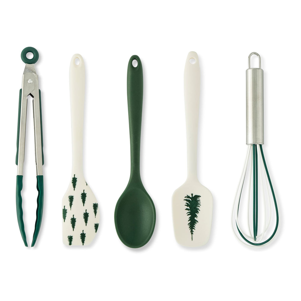 Core Home Evergreen Stain-Resistant Mini Utensils Set, 5-pc