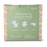Core Home Lightweight Stoneware Harvest Dinnerware Set, Serves 4, 12-pc image 4
