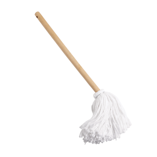 Cotton Dish Mop with Wood Handle