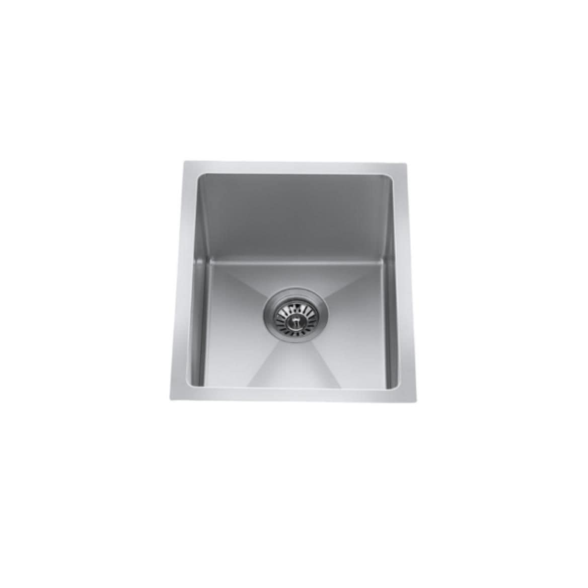 CraftX 15-in Type 304 Stainless Steel Near-Zero Bar Sink