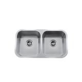CraftX CXUD775 32-in Stainless Steel UnderMount WDR Sink