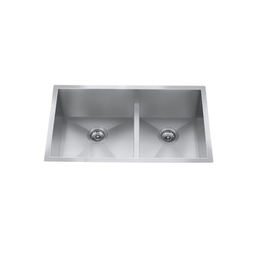 CraftX CXZD771L 32-in Low Divide Stainless Steel Double Bowl Sink