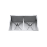 CraftX CXZD772L 29-in Low Divide Stainless Steel Double Bowl Sink
