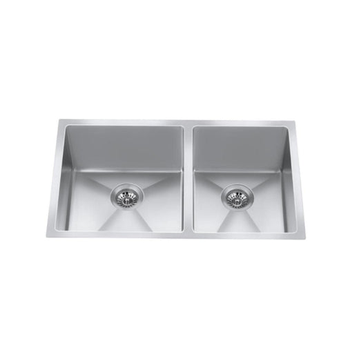 CraftX CXZD881L 32-in Low Divide Stainless Steel Double Bowl Sink