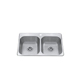 CraftX Drop-in Sink, 31-in x 20-in x 7-in