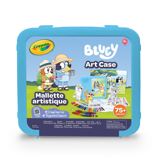 Crayola Bluey Art Case, 78 Pieces, Multicolour
