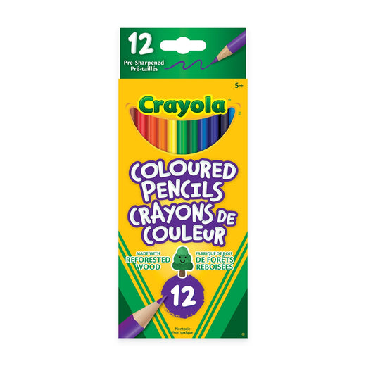 Crayola Coloured Pencils, 12 Pieces, Multicolour