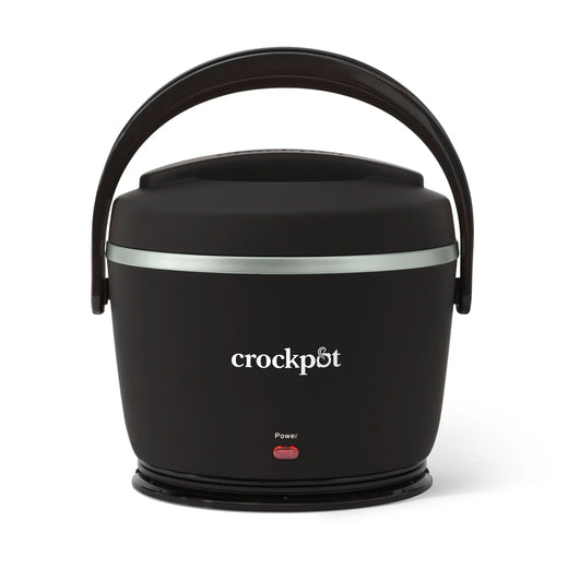 Crock Pot Black Licorice Electric Lunch Box with Detachable Cord
