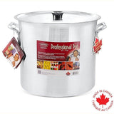 Crown Custom Heavy Duty Industrial Aluminum Stockpot with Handles, 32-L image 2