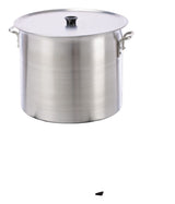 Crown Custom Heavy-Duty Industrial Aluminum Stockpot with Handles, 64-L