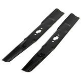 Cub Cadet Replacement High-Lift S-Blade Set, Fits 2022 & After Models, Black, 42-in, 2-pk image 2