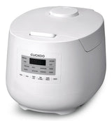 Cuckoo Rice Cooker with Steam Sterilization, 6-Cup, White