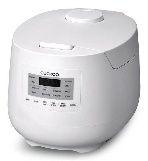 Cuckoo Rice Cooker with Steam Sterilization, 6-Cup, White