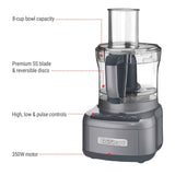 Cuisinart Elemental Food Processor with Dishwasher Safe Parts, BPA-Free, Silver, 8 Cups image 5