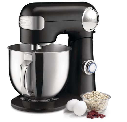 Cuisinart Precision Master Tilt-Head Stand Mixer with 12 Speeds, Black, 5.5qt
