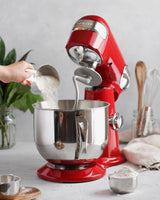 Cuisinart Precision Master Tilt-Head Stand Mixer with 12 Speeds, Red, 5.5qt image 8
