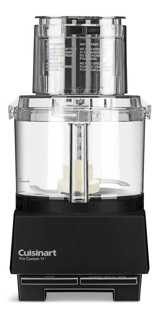 Cuisinart Pro Custom 11 Food Processor with Recipe Book, Black, 11 Cups