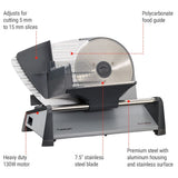 Cuisinart Professional Food/Meat Slicer, 7.5-in Blade, Stainless Steel image 3