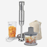 Cuisinart SmartStick 2-Speed Corded Hand Blender with Chopper & Whisk Attachments, Stainless Steel image 4