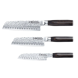 CUISINE:: PRO DAMASHIRO EMPEROR SANTOKU 3PC SET
