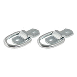 CURT 1-in x 1-1/4-in Surface-Mounted Tie-Down D-Rings, 1200-lb, 2-pk