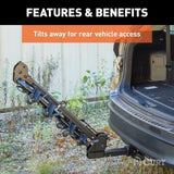 CURT 12126 Premium Hitch-Mounted Bike Rack (4-Bike, 2-in Shank) image 8