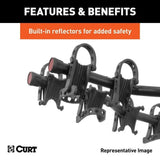 CURT 18065 Premium 5-Bike Two Arm Hitch Mount Bike Rack, Fits 2-in Receiver, Black image 4