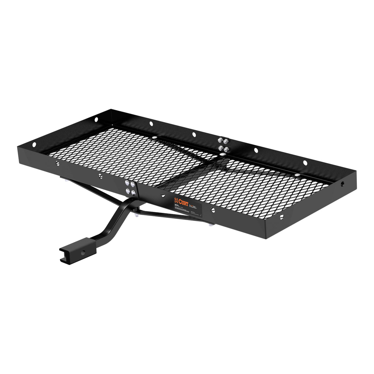 CURT 18110 Steel Tray-Style Cargo Carrier, 48 x 20-in, 300-lb