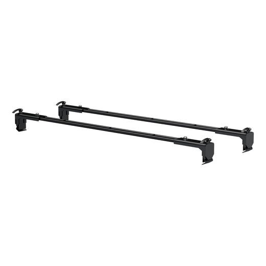 CURT 18119 Quick-Release Roof Rack Crossbars, Black Steel, Select Jeep Wrangler JK