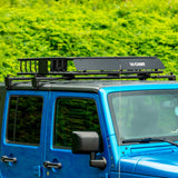 CURT 18122 Quick-Release Roof Rack Crossbars, Black Steel, Select Jeep Wrangler JK image 8