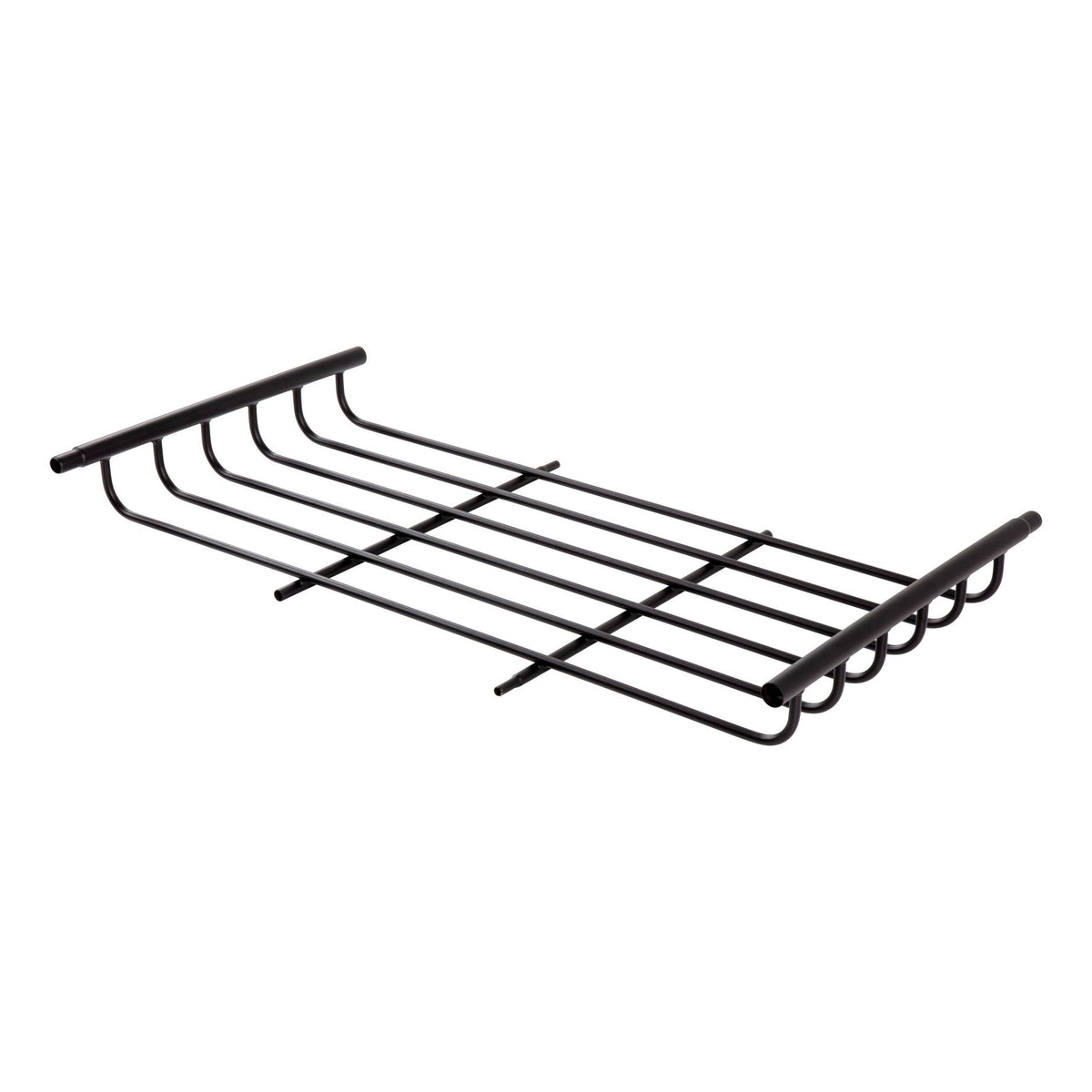 CURT 18124 Steel Roof Rack Cargo Basket/Carrier Extension, Black, 6-sq.ft