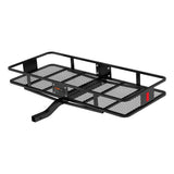 CURT 18152 60 x 24-Inch Basket Hitch Cargo Carrier, 500 lbs Capacity, Black Steel, 2-In Fixed Shank image 2