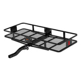 CURT 18153 60 x 24-Inch Basket Hitch Cargo Carrier, 500 lbs Capacity, Black Steel, 2-In Folding Shank image 2