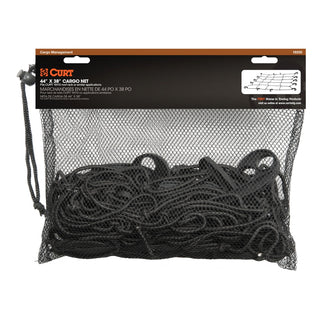 CURT 18200 Elastic Cargo Net for Roof Basket