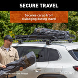 CURT 18219 Elastic Cargo Net with Hooks for Extended Roof Basket, 64 x 36-in image 3