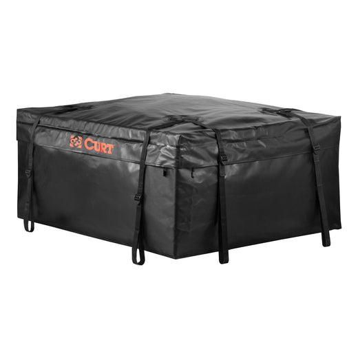 CURT 18220 Weather-Resistant Vinyl Roof Top Cargo Bag, Black, 38 x 34 x 18-in