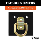 CURT 83607 Tie-Down Anchor Backing Plate, 6-in image 4