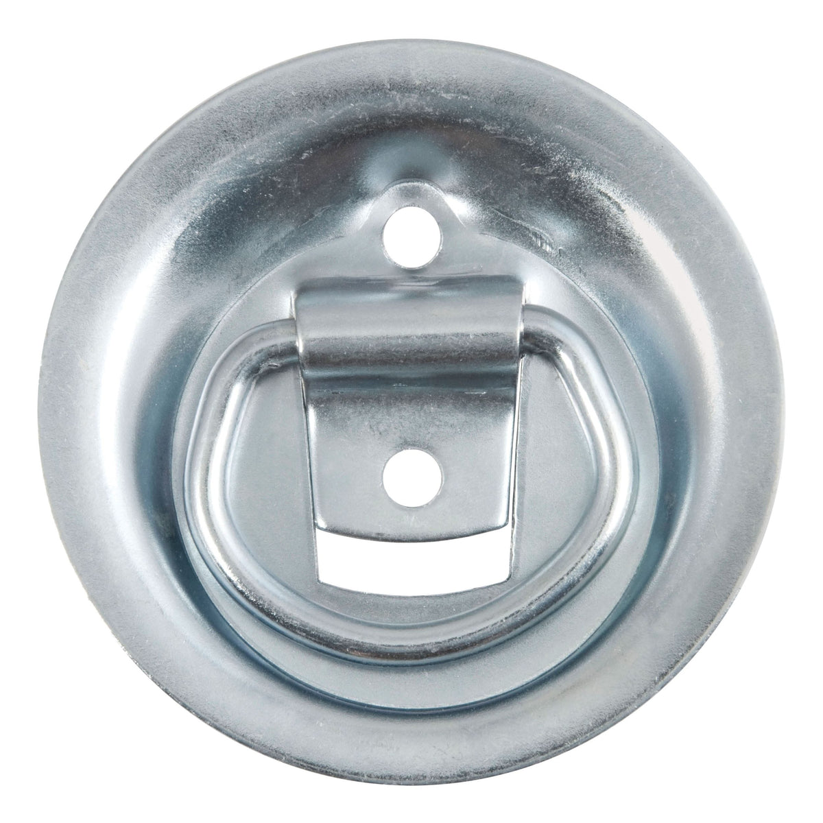 CURT 83710 1-1/8-in x 1-5/8-in Recessed Tie-Down Ring (1000-lb, Clear Zinc)