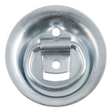 CURT 83710 1-1/8-in x 1-5/8-in Recessed Tie-Down Ring (1000-lb, Clear Zinc)