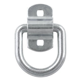 CURT 83742 3-in x 3-in Surface-Mounted Tie-Down D-Ring (3600-lb, Clear Zinc) image 2