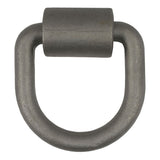 CURT 83750 3 x 3-in Weld-On Tie-Down D-Ring (6,100 lbs, Raw Steel)