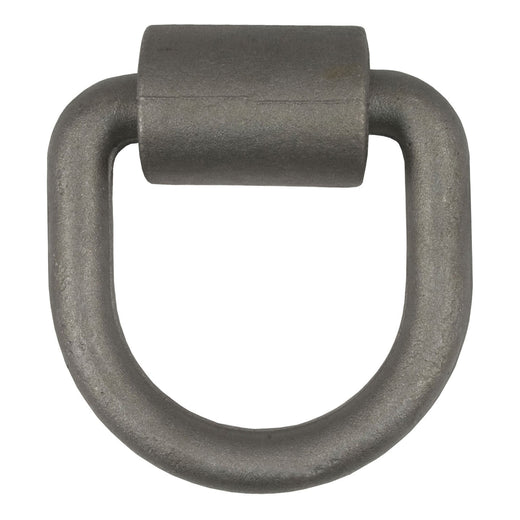 CURT 83750 3 x 3-in Weld-On Tie-Down D-Ring (6,100 lbs, Raw Steel)