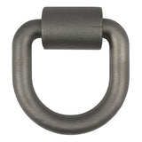 CURT 83760 3 x 3-in Weld-On Tie-Down D-Ring (8,833 lbs, Raw Steel)