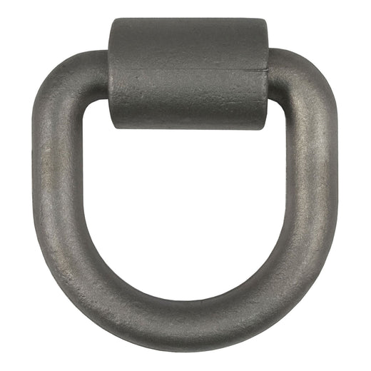 CURT 83760 3 x 3-in Weld-On Tie-Down D-Ring (8,833 lbs, Raw Steel)