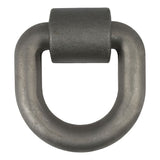 CURT 83770 3 x 3-in Weld-On Tie-Down D-Ring (15,587 lbs, Raw Steel)